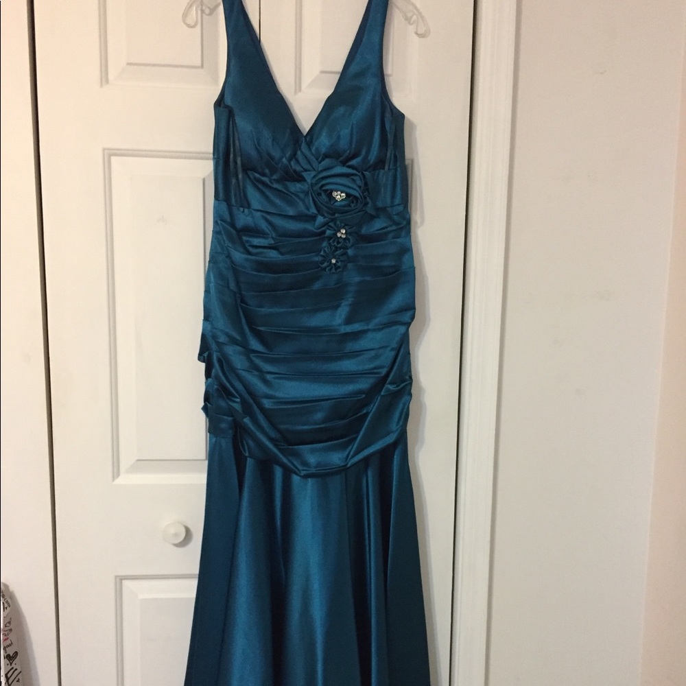 Teal Prom Dress